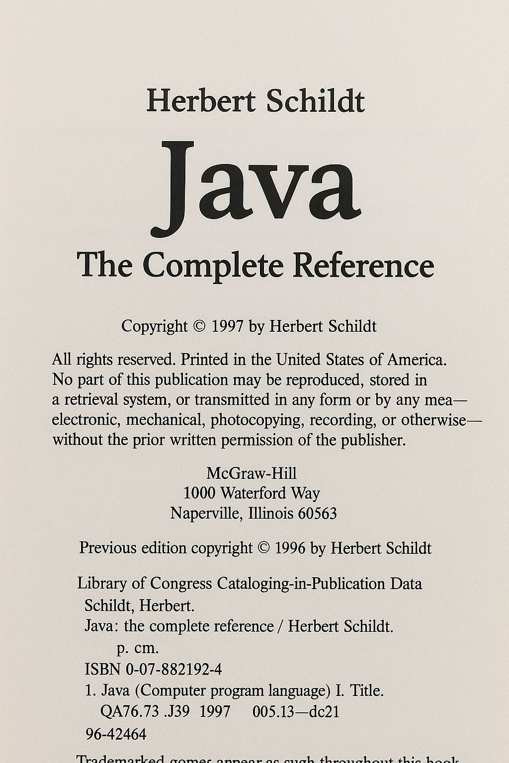 Java: The Complete Reference - Image 3